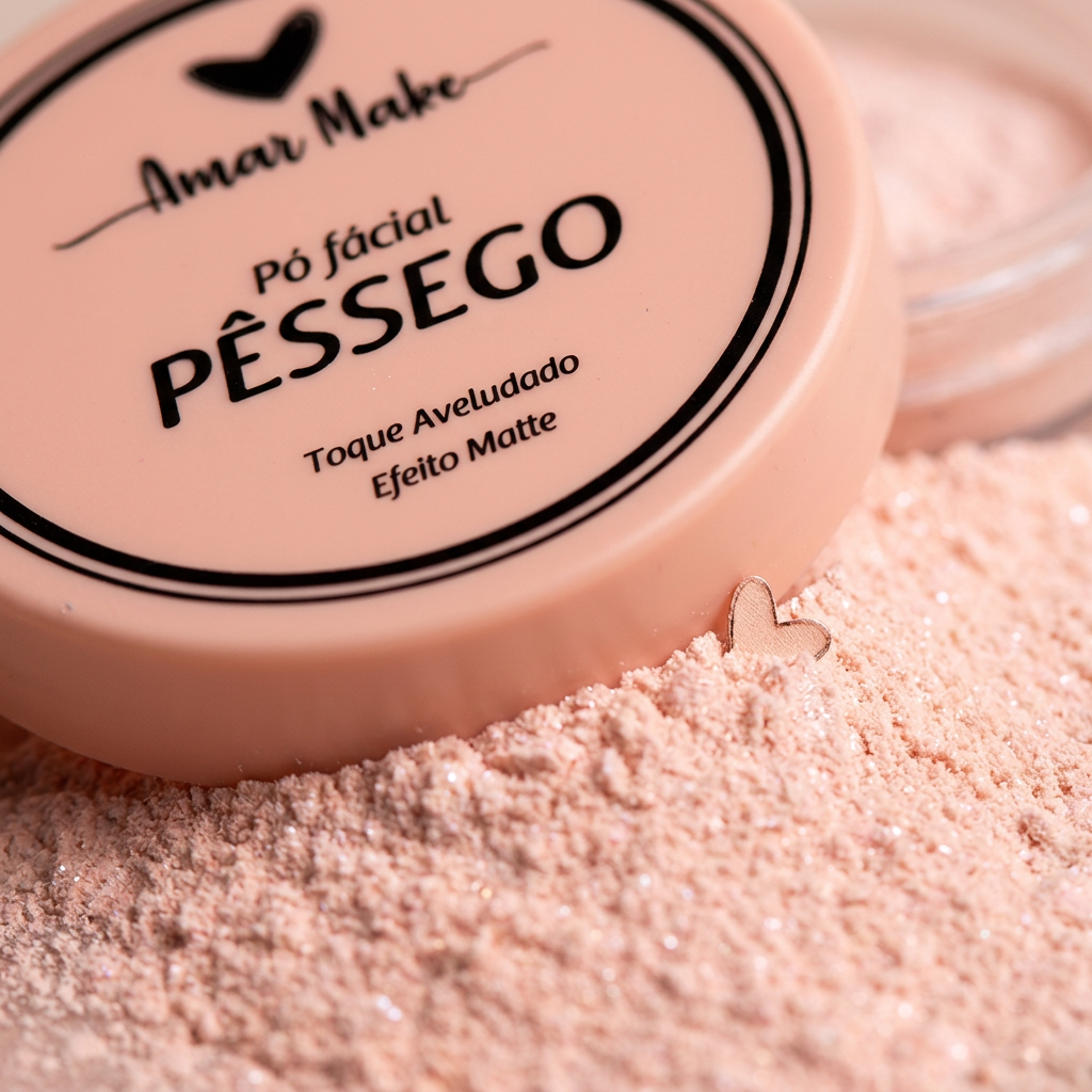 Pó de Pêssego Amar Make 12 un