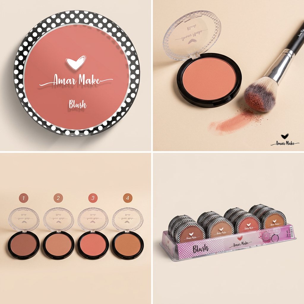 Blush Amar Make Efeito Natural 12 un