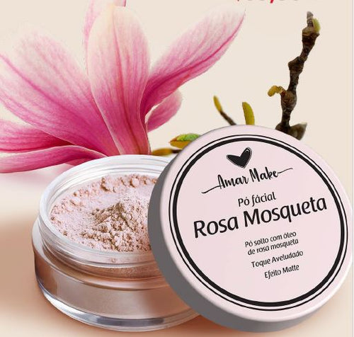 Pó facial Rosa Mosqueta Amar Make 12 un
